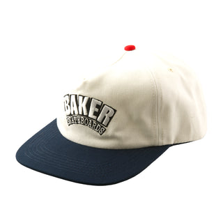Baker Skateboards Hat Arch Snapback White