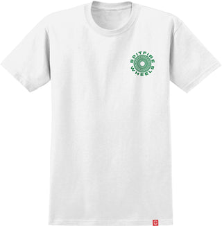 Spitfire Wheels Shirt Classic 87 Swirl Fill White/Green