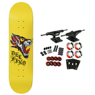 Deathwish Skateboard Complete Delfino Seven Trumpets 8.125" x 31.5"