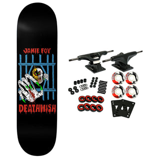 Deathwish Skateboard Complete Jamie Foy Deathwitch Trials 8.5" x 32"