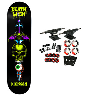 Deathwish Skateboard Complete Dickson Forgotten Relics 8.25" x 31.67"