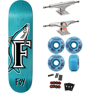 Deathwish Premium Skateboard with Indy Trucks and Triclops Wheels 8.25" Foy Slot