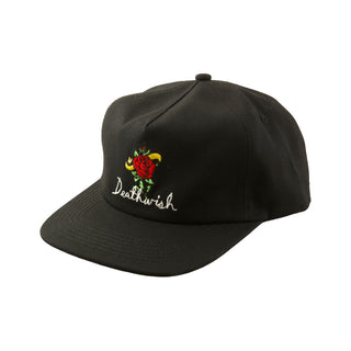 Deathwish Skateboards Hat Momentarily Align Snapback Black