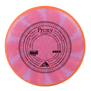 Axiom Disc Golf Cosmic Electron Proxy Firm Putter Red/Orange 167 grams