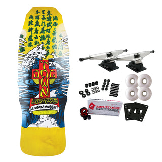 Dogtown Skateboard Complete Murray Re-Issue Yellow 10.5" x 31" Old School