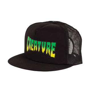 Creature Logo Trucker Hat Black