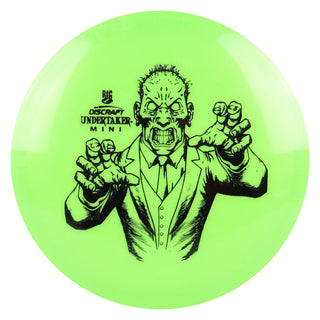 Discraft Disc Golf Big Z Undertaker Mini 6" Thrower or Marker Green/Black