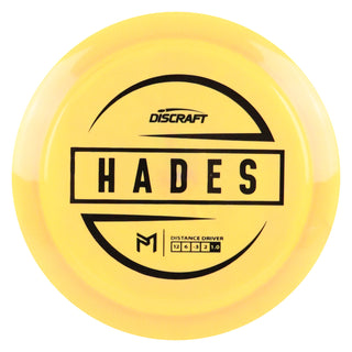 Discraft Disc Golf Paul McBeth Signature Hades Distance Driver 12/6/-3/2 Mango/Black 155-159g