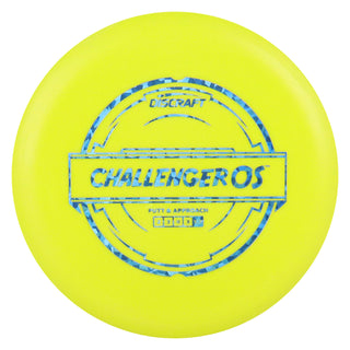 Discraft Disc Golf Putter Line Challenger OS Putter 2/3/0/3 Yellow/Blue Shatter 170-172g