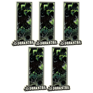 Darkstar Skateboards Sticker Knight Terrorizor 3.5" x 6.5" 5-Pack