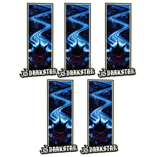 Darkstar Skateboards Sticker Wave of Destruction 3.5" x 6.5" 5-Pack