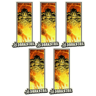 Darkstar Skateboards Sticker Inferno 3.5" x 6.5" 5-Pack