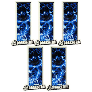 Darkstar Skateboards Sticker Electrocution 3.5" x 6.5" 5-Pack