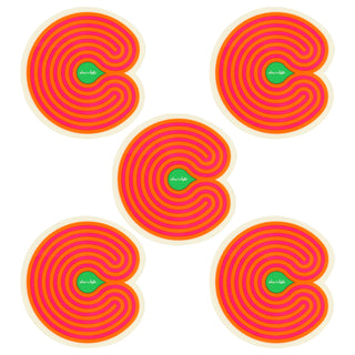Chocolate Skateboards Sticker Lines 3" x 3.5" 5-Pack