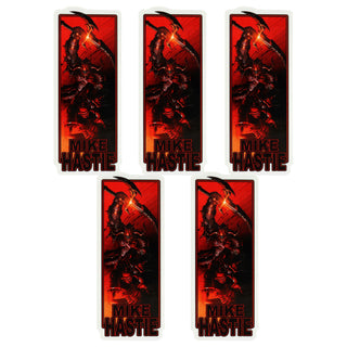 Darkstar Skateboards Sticker Mike Hastie 2.25" x 5.25" 5-Pack