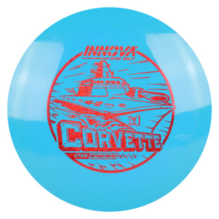 Innova Disc Golf Star Corvette Distance Driver 14/6/-1/2 Blue/Red Shimmer 168 grams