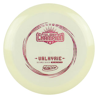 Innova Disc Golf Champion Glow Valkyrie Distance Driver 9/4/-2/2 Glow/Magenta Hexagon Prisms 170 grams