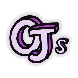 OJ Wheels Skateboard Stickers Sketch 4-Pack