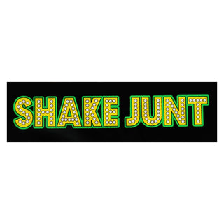 Shake Junt Skateboard Sticker Bar Logo Black 7.5" x 2.25"