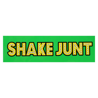 Shake Junt Skateboard Sticker Bar Logo Green 7.5" x 2.25"