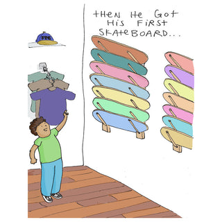 My First Skateboard Childrens Hardcover Book - 2 Book Set, by Karl Watson