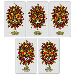 Powell Peralta Skateboard Sticker Nicky Guerrero Mask Old School Re-Issue 5-Pack