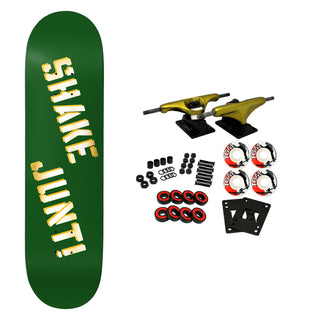 Shake Junt Skateboard Complete OG Gold 8.38" x 32"