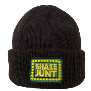 Shake Junt Skateboards Beanie Box Logo Patch Black