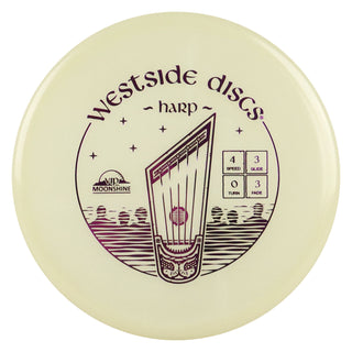 Westside Disc Golf VIP Moonshine Harp Putter 4/3/0/3 Pearl/Purple 175 grams