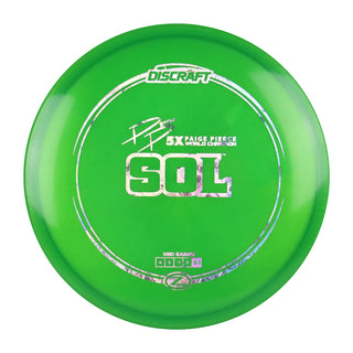 Discraft Disc Golf Paige Pierce Signature Z Sol Midrange 4/5/-3/0 Dark Green/Benjamins 173-174g