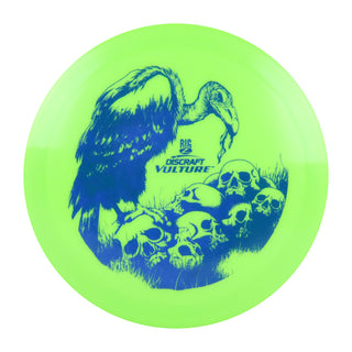 Discraft Disc Golf Big Z Vulture Driver 10/5/0/2 Green/Navy 175-176g