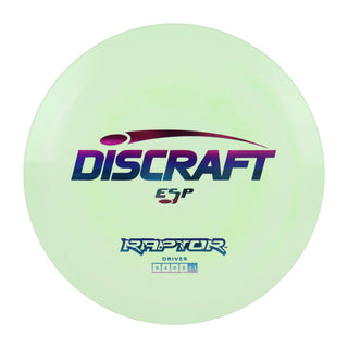 Discraft Disc Golf ESP Raptor Distance Driver 9/4/0/3 Light Yellow/Gradient 173-174g