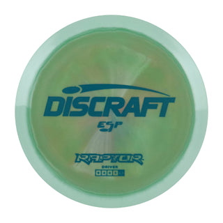 Discraft Disc Golf ESP Raptor Distance Driver 9/4/0/3 Dark Green/Dark Teal 173-174g