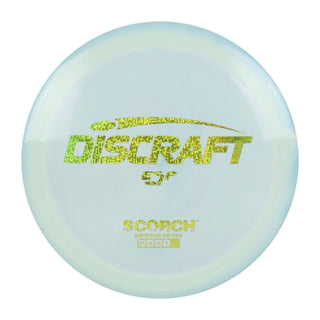 Discraft Disc Golf ESP Scorch Distance Driver 11/6/-2/2 Light Blue Swirl/Green Dots 173-174g