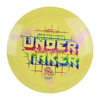 Discraft Disc Golf 2022 Tour Series Ben Callaway Undertaker Driver 9/5/-1/2 Dark Yellow/Rainbow 170-172g