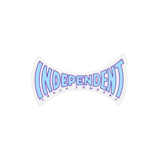 Independent Trucks Mylar Skateboard Stickers Spanning Blue 4" x 2.25" 5-Pack