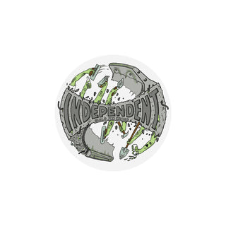 Independent Trucks Mylar Skateboard Sticker Build to Grind Multi 4"
