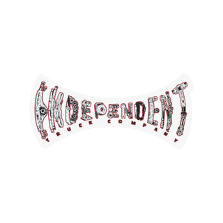 Independent Trucks Mylar Skateboard Sticker Genuine Parts Black/Red/White 6" x 2.8"