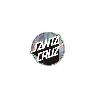 Santa Cruz Skateboard Vinyl Sticker Delta Shadow Dot Metallic 3"