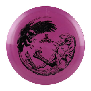 Discraft Disc Golf Big Z Raptor Distance Driver 9/4/0/3 Purple/Black 173-174g