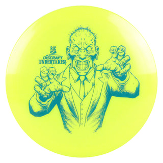 Discraft Disc Golf Big Z Undertaker Driver 9/5/-1/2 Yellow/Turquoise 170-172g