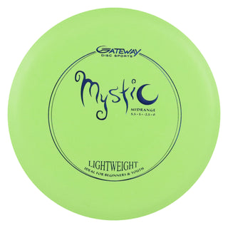 Gateway Disc Golf Suregrip Lightweight Mystic Midrange Disc 5/5/-3/0 Green/Blue 152 grams