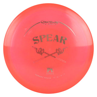 Gateway Disc Golf Platinum Spear Fairway Driver 9/6/-2/1 Bright Red/Gold 175 grams