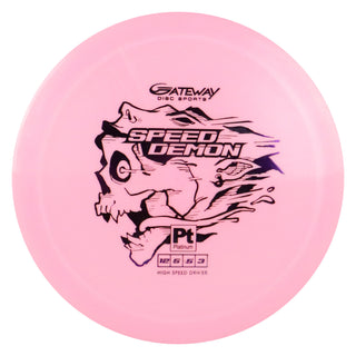 Gateway Disc Golf Platinum Speed Demon Distance Driver 12/5/-0.5/3 Pink/Purple 175 grams