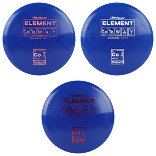 Gateway Disc Golf Cobalt Element Midrange Disc 5/5/-1/1 - Choose Exact Disc