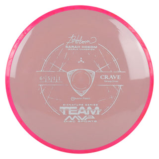 Axiom Disc Golf Sarah Hokom Neutron Crave Fairway Driver 6.5/5/-1/1 Light Plum/Dark Pink 171 grams