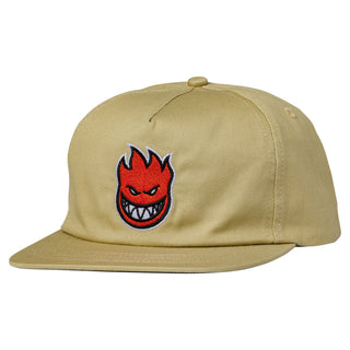 Spitfire Wheels Hat Lil Bighead Fill Snapback Tan/Red
