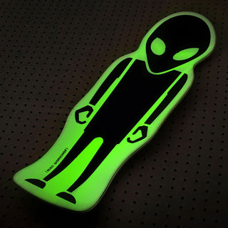 Alien Workshop Skateboard Deck Soldier Die Cut Glow in the Dark 9.675" x 30.5"