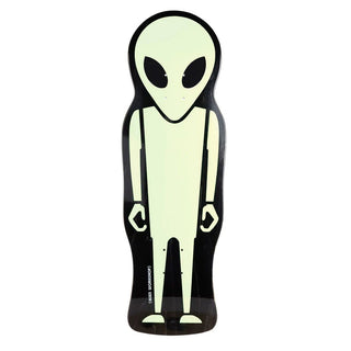 Alien Workshop Skateboard Deck Soldier Die Cut Glow in the Dark 9.675" x 30.5"