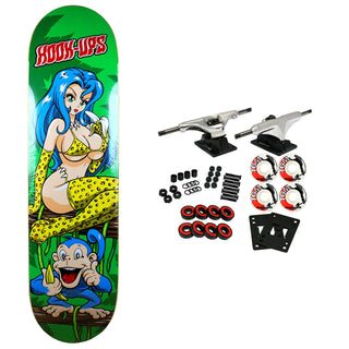Hook Ups Skateboard Complete Jungle Girl 8.5"